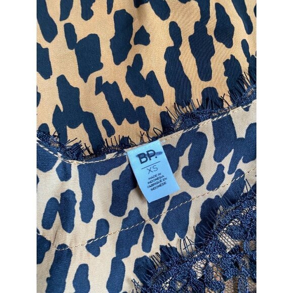 Bp Womens Lace Trim BNWOT Animal Print Camisole Tank Nordstrom - Picture 5 of 7